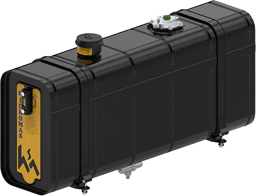 Chassis top oil tanks